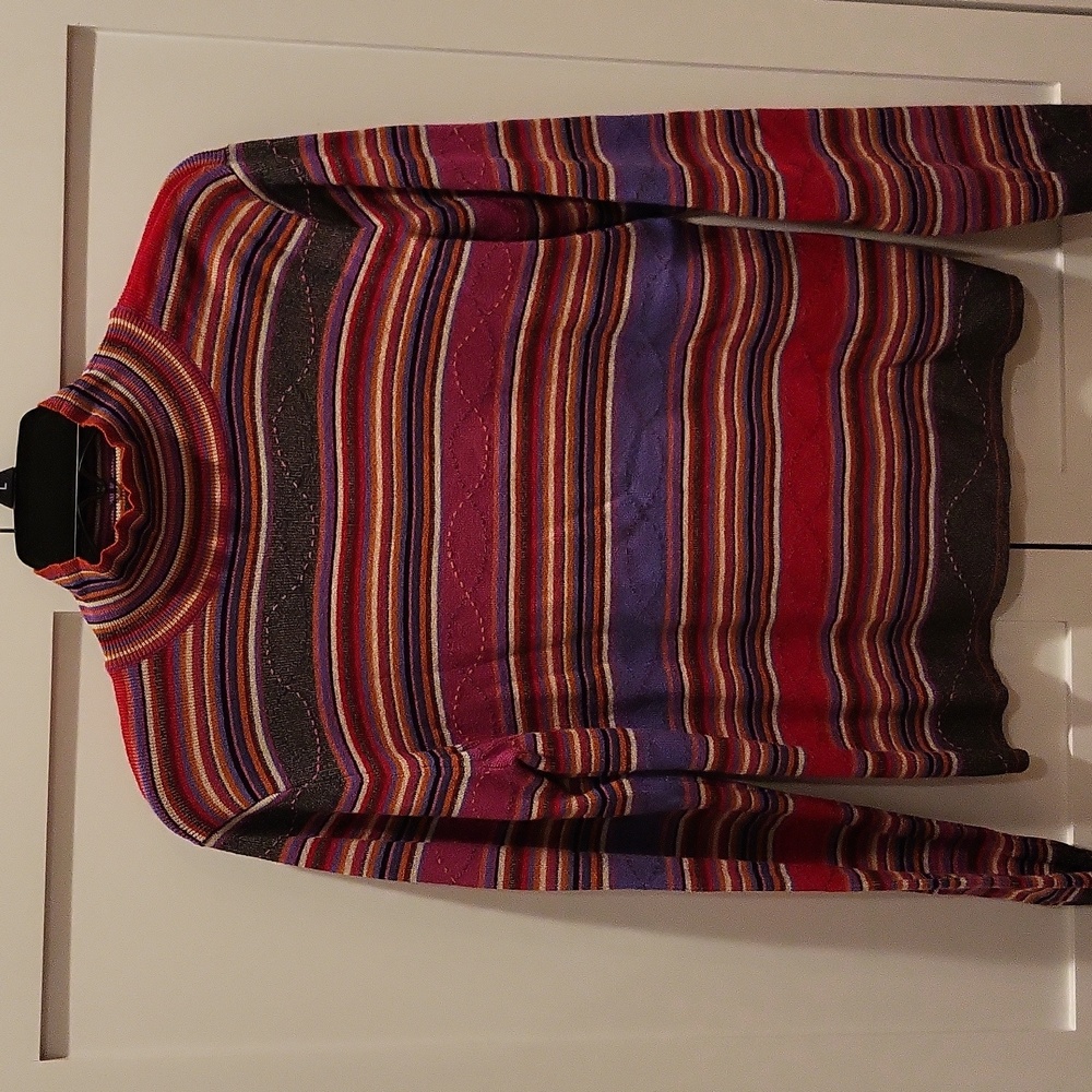 Vintage colorful stripe sweater